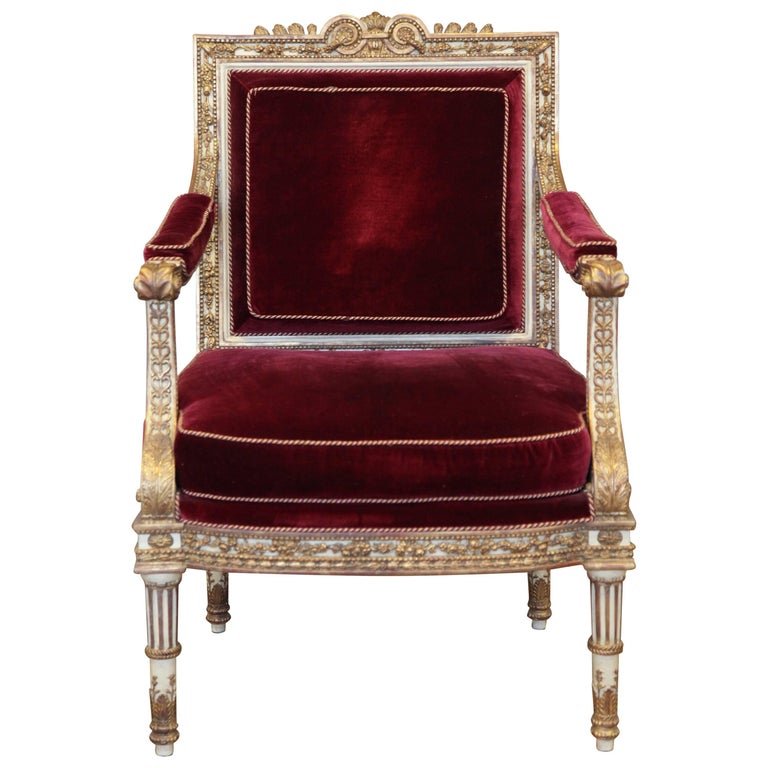 Louis XVI Style Armchair - La Maison London