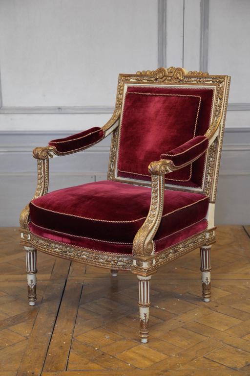Louis XVI Style Armchair - La Maison London