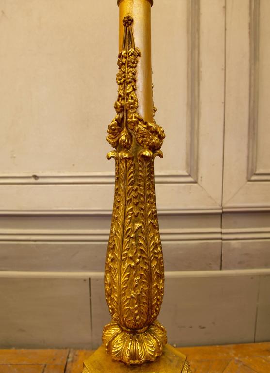 Louis XVI Style Giltwood Torcheres - La Maison London