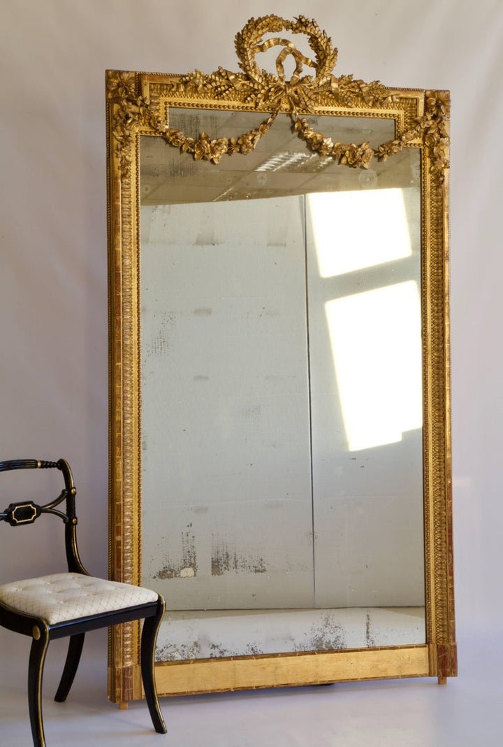 Louis XVI Style Gold Mirror - La Maison London