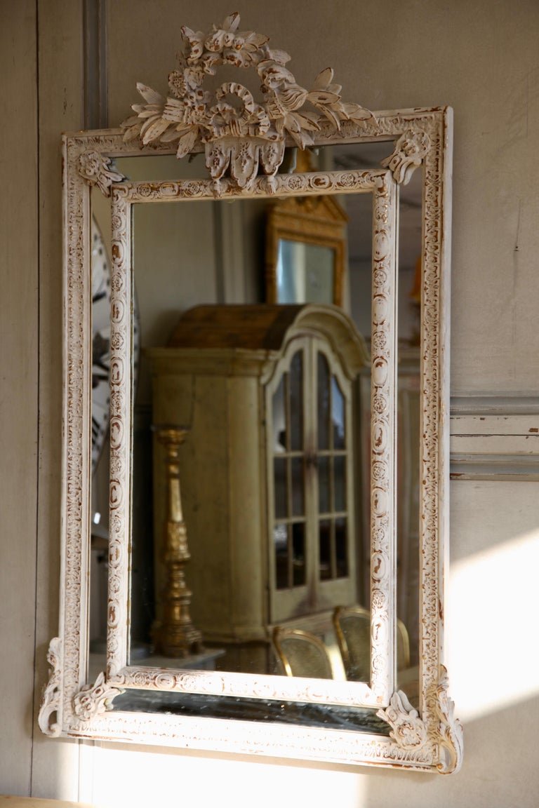 Louis XVI Style Parclose Mirror - La Maison London