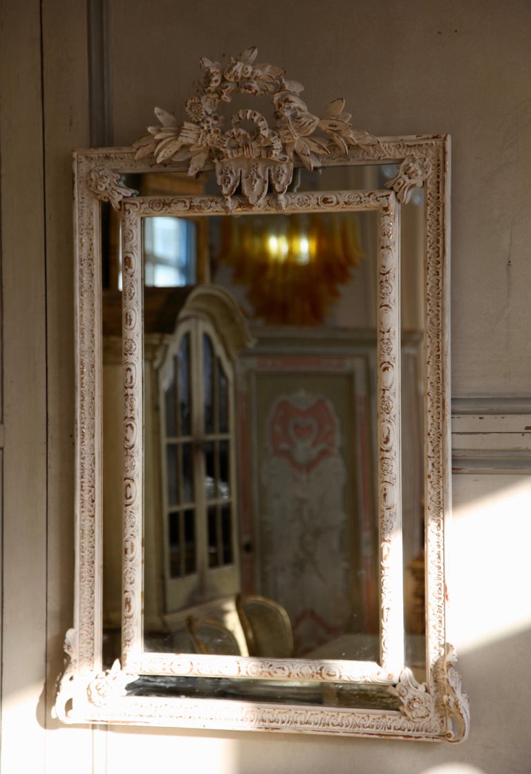 Louis XVI Style Parclose Mirror - La Maison London