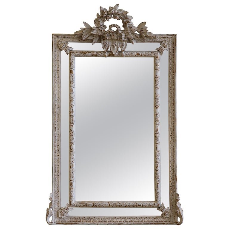 Miroir Parclose De Style Louis XVI