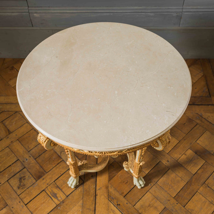 Louis XVI Style Polychrome Console Table - La Maison London