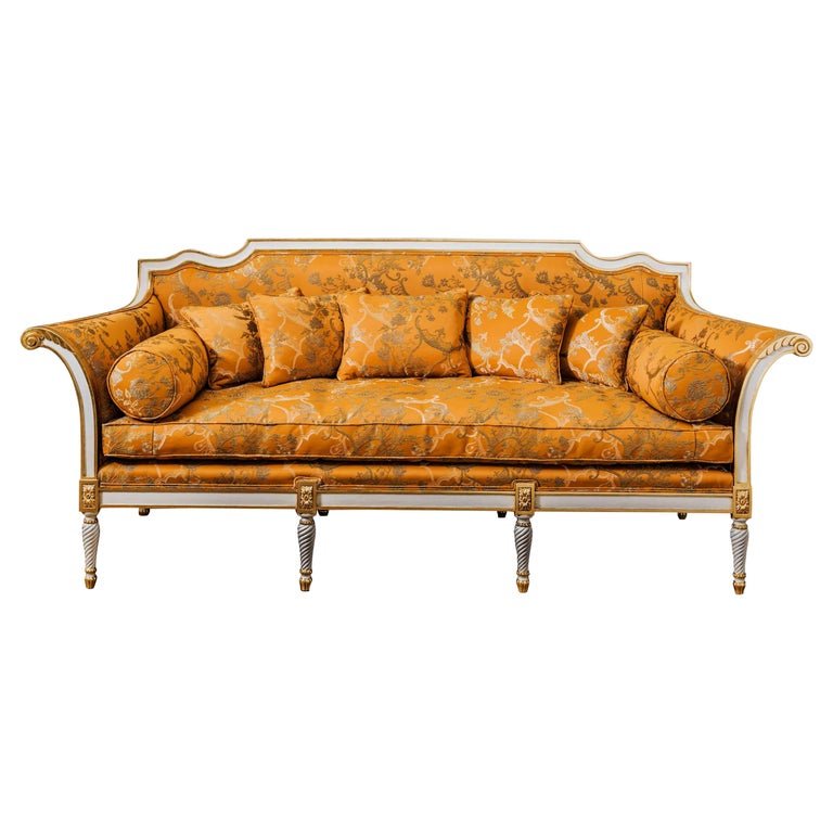 Louis XVI style sofa Crosse Renversée - La Maison London