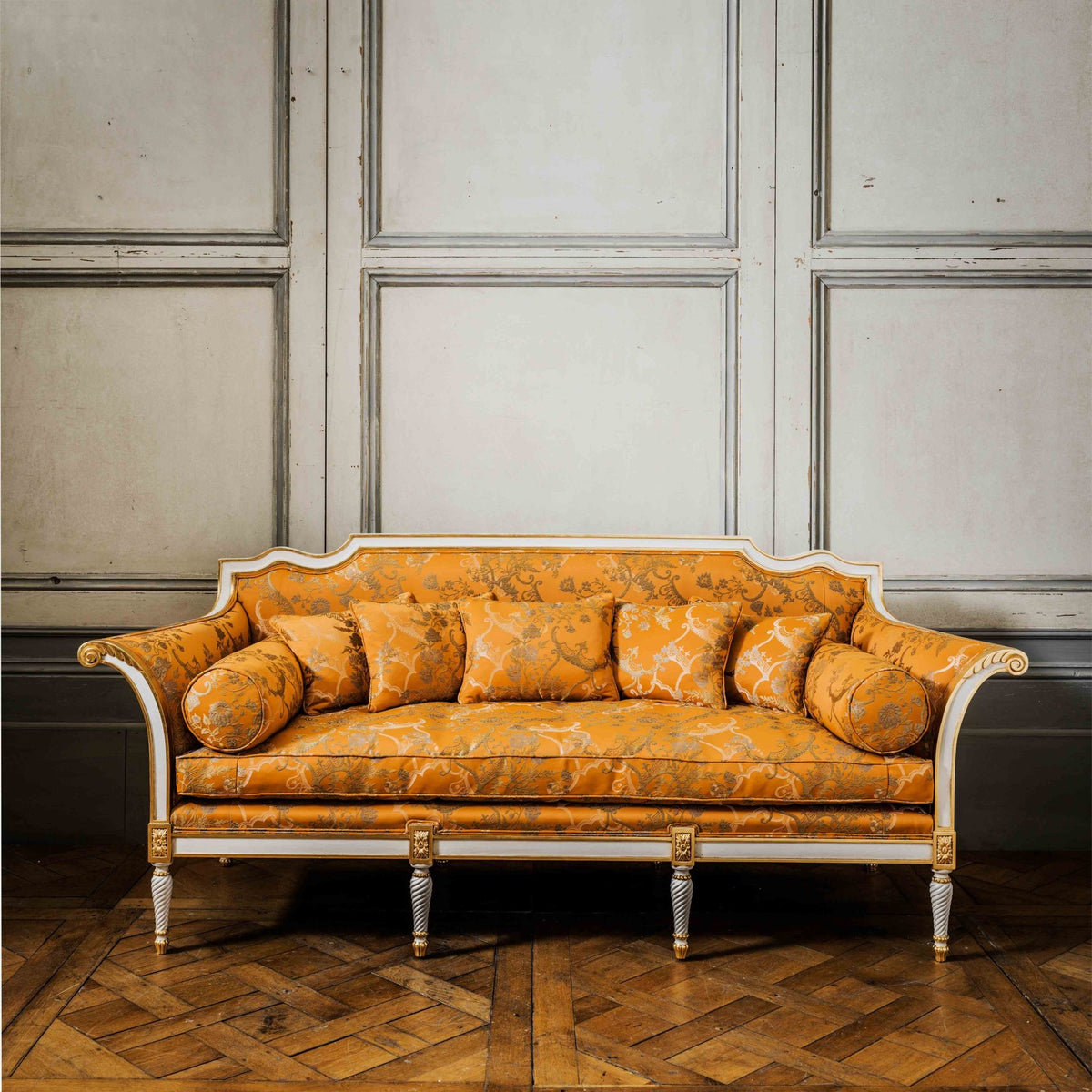 Louis XVI style sofa Crosse Renversée - La Maison London