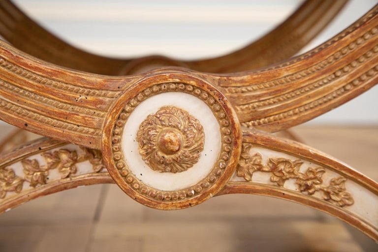 Louis XVI Style X stool - La Maison London