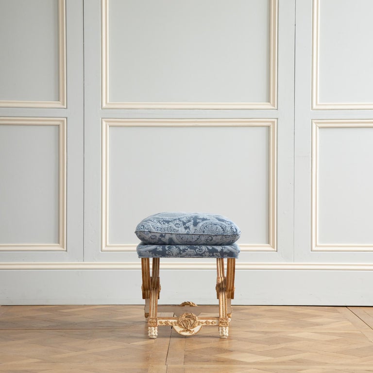 Louis XVI Style X stool - La Maison London