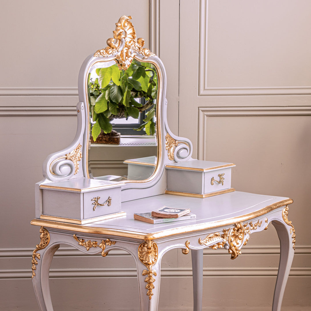 princess style dressing table Amazon.com: high-end Dressing Table 2 in 1 Makeup Vanity Desk European Style Dressing Table Bedroom Modern Stool White Princess Combination : Home & Kitchen