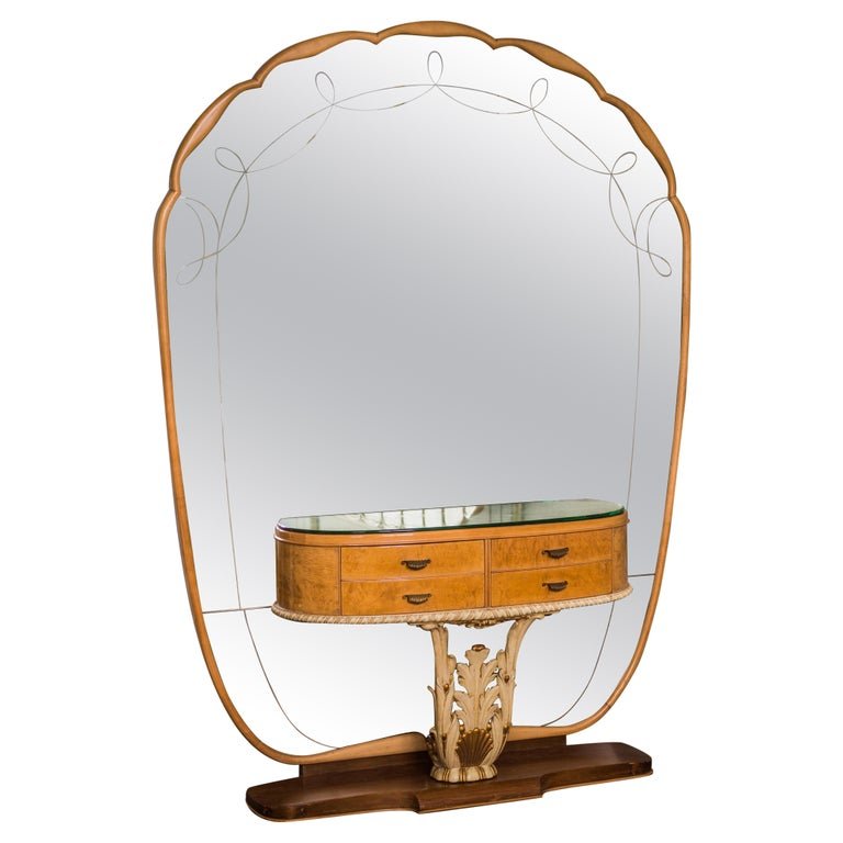 Mid Century Early 1940's Art Deco Dressing Table
