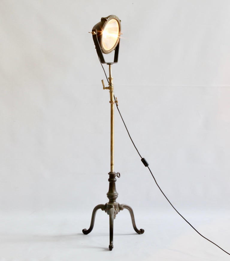 Midcentury French Industrial Freestanding Light - La Maison London