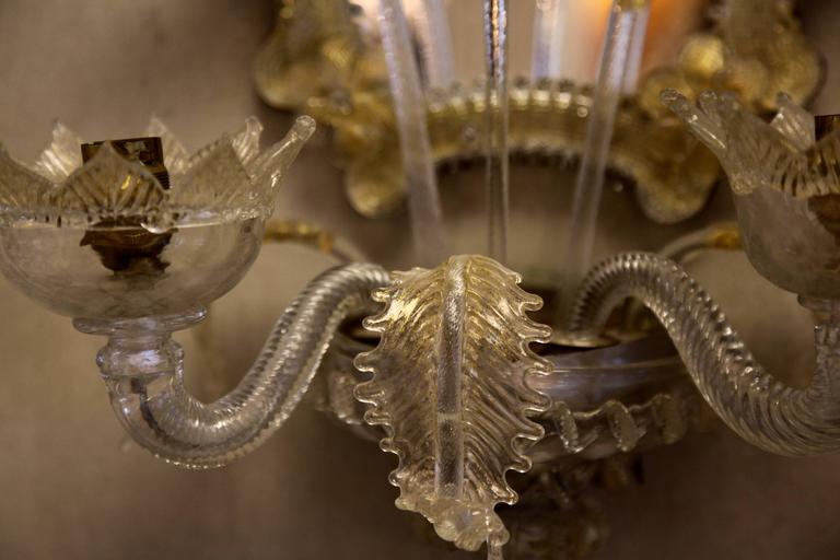 Pair of Early 20th Century Murano Wall Lights - La Maison London