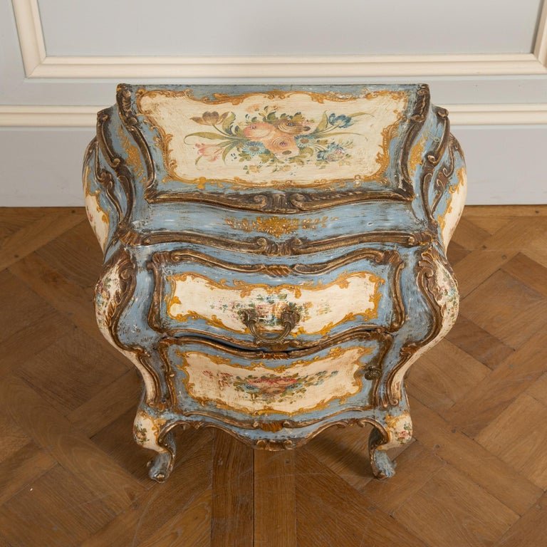 Pair of Florentine Rococo Bedside Tables 'Night Stands' - La Maison London