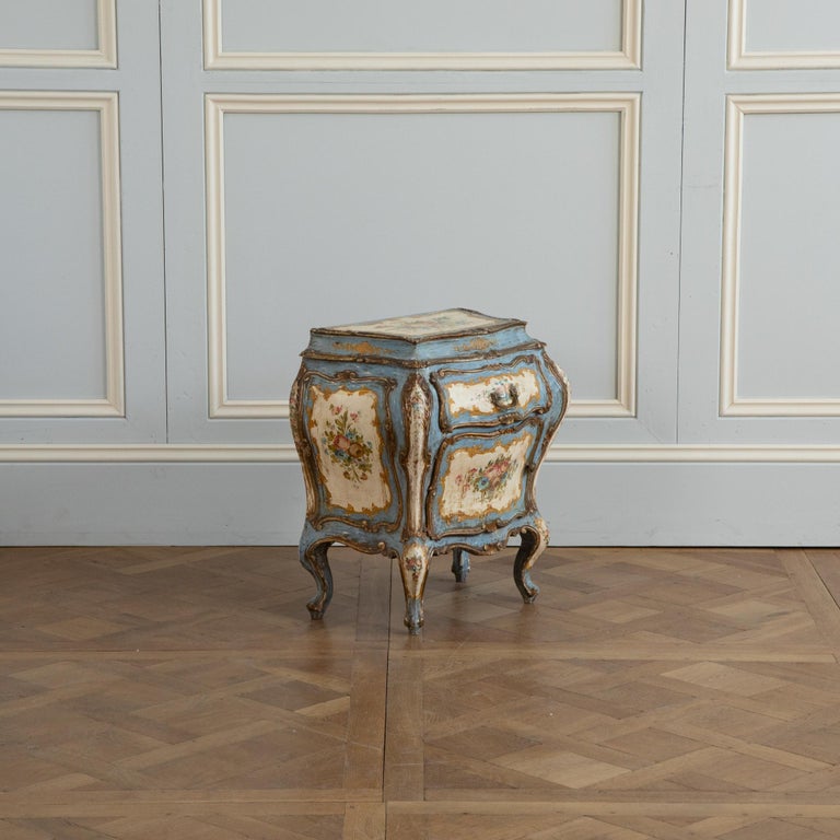 Pair of Florentine Rococo Bedside Tables 'Night Stands' - La Maison London