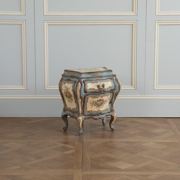 Pair of Florentine Rococo Bedside Tables 'Night Stands' - La Maison London