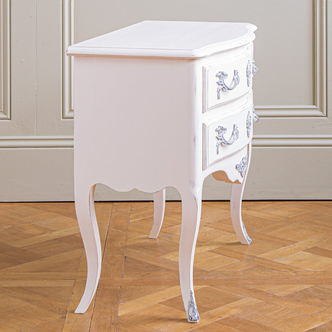 Pair of Painted Louis XV Style Bedside Tables/Cabinets - La Maison London
