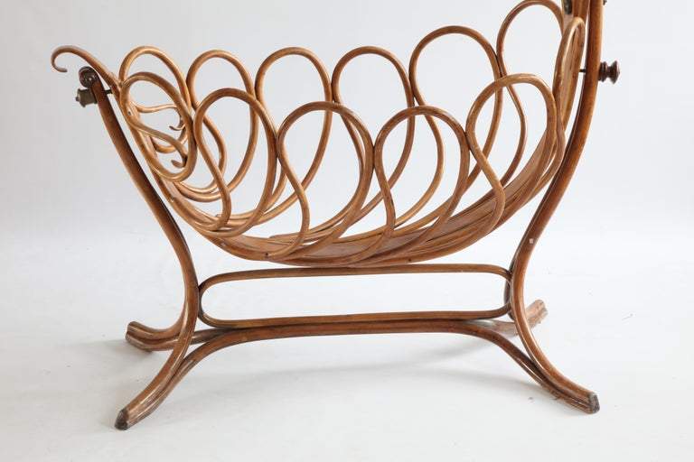 Rare French Bentwood Cradle in the Thonet Style - La Maison London