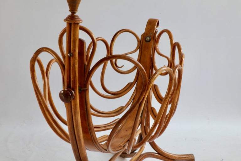 Rare French Bentwood Cradle in the Thonet Style - La Maison London