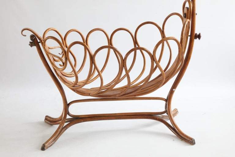 Rare French Bentwood Cradle in the Thonet Style - La Maison London