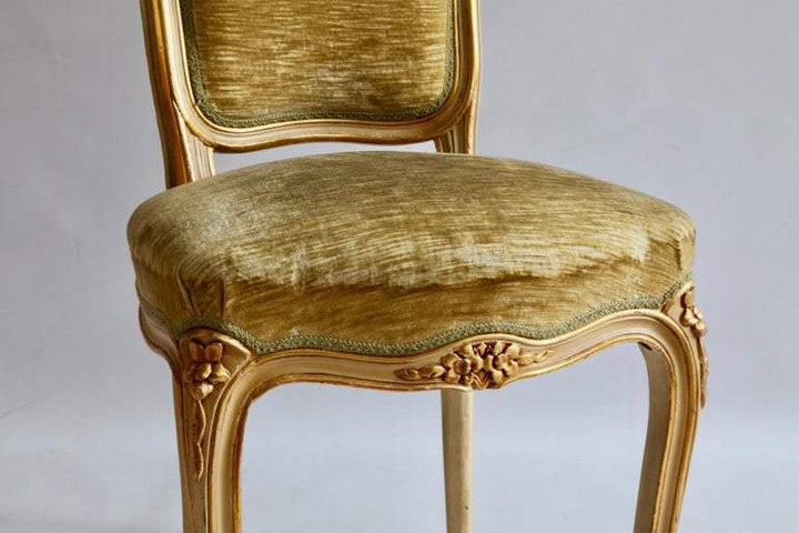Set of 6 Matching Louis XV Style Chairs - La Maison London