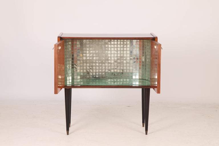 Vintage Italian Mahogany Drinks Cabinet - La Maison London